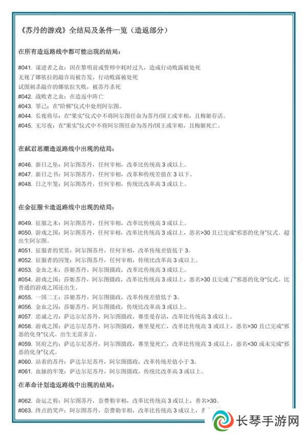 苏丹的游戏结局攻略大全   逃亡