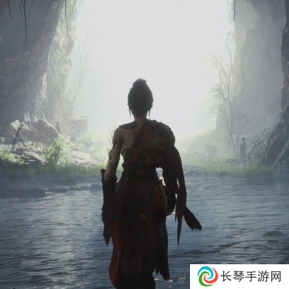 《明末 渊虚之羽》红衣女主新图：香肩半露 刚柔并济！