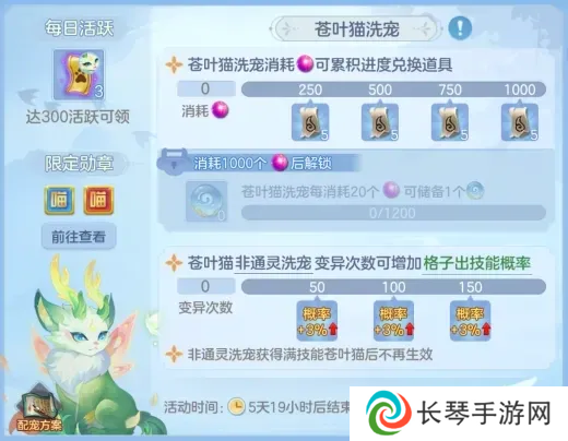 《幻唐志:逍遥外传》苍叶猫培养