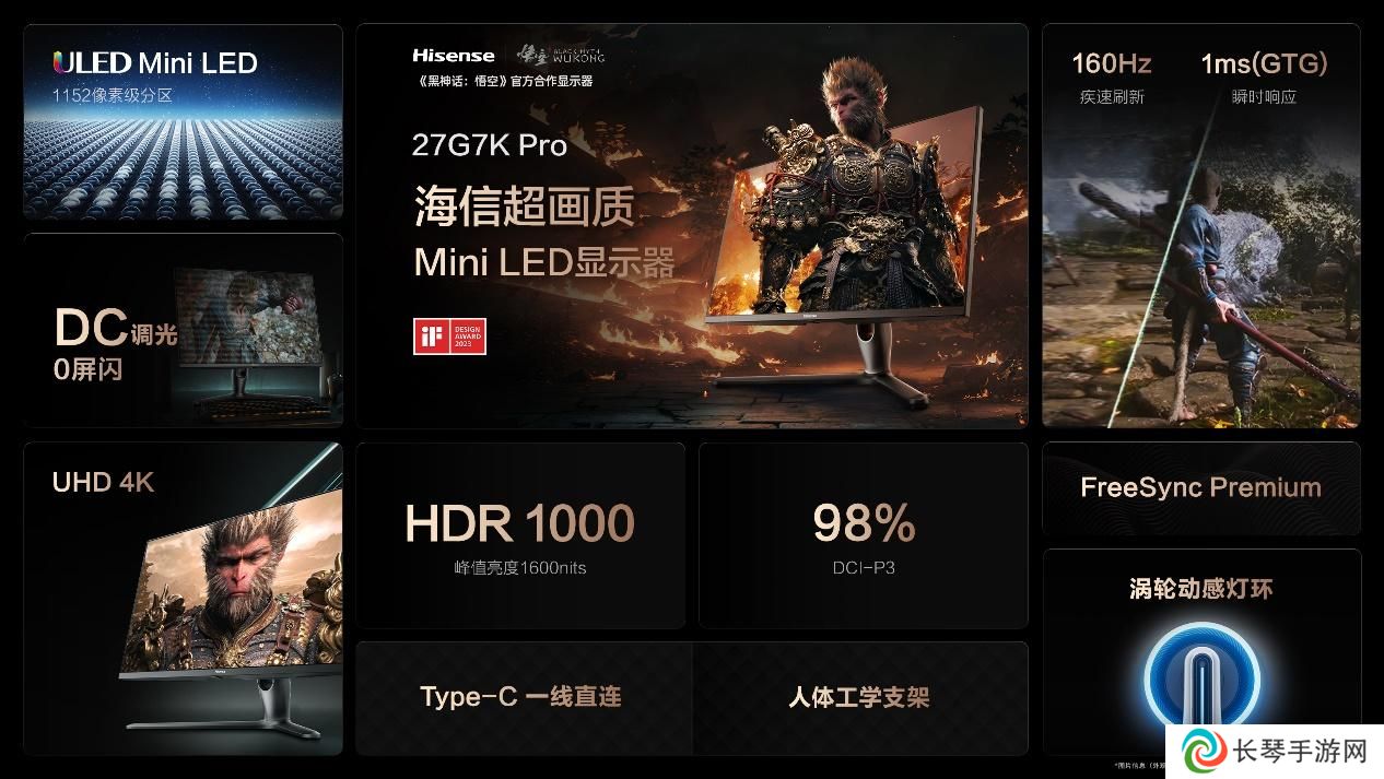 双11首日战报公布：海信显示器获MiniLED、带鱼屏双TOP1!
