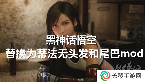 黑神话悟空替换为蒂法无头发和尾巴mod