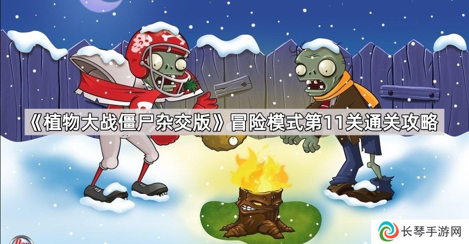 植物大战僵尸杂交版冒险模式第11关怎么过-冒险模式第11关通关图文攻略