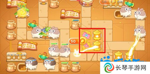 《保卫萝卜4》法老归来第108关通关攻略