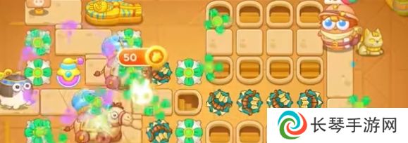 《保卫萝卜4》法老归来第92关通关攻略