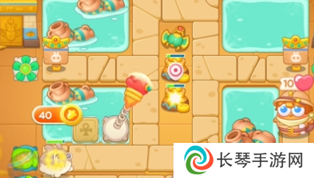 《保卫萝卜4》法老归来第91关通关攻略