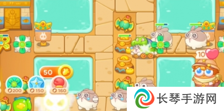 《保卫萝卜4》法老归来第91关通关攻略