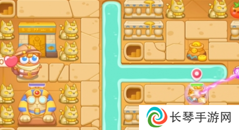 《保卫萝卜4》法老归来第84关通关攻略